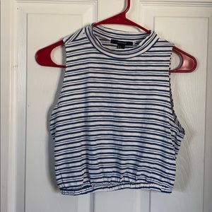 Striped crop top